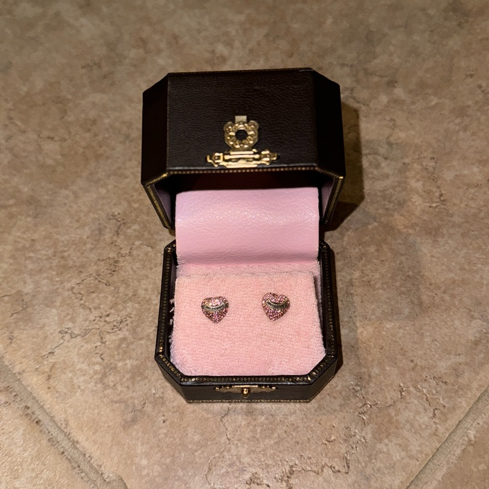Juicy Couture Stud Earrings with box